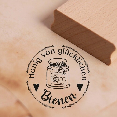 Motivstempel honig von - motivstempel,
