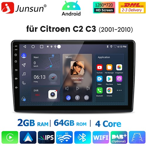 Carplay für citroen c2 - für, c3