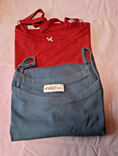 H5 - 2 Sommertop Sheego + Lavelle Gr. 42/XL rot/blau