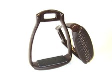 Steigbügel Aluminium in braun