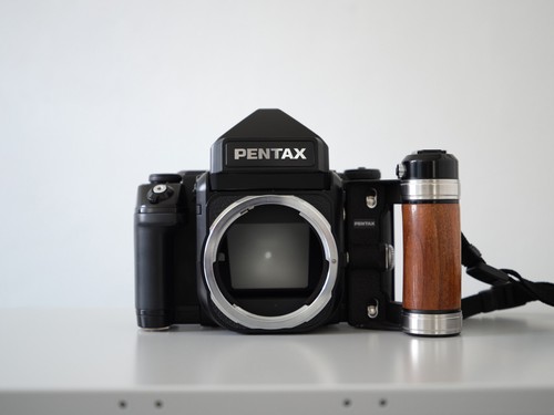 Pentax mit handgriff in - pentax, ii