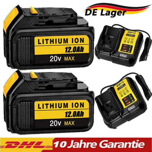 0ah für dewalt batterie - 2x,