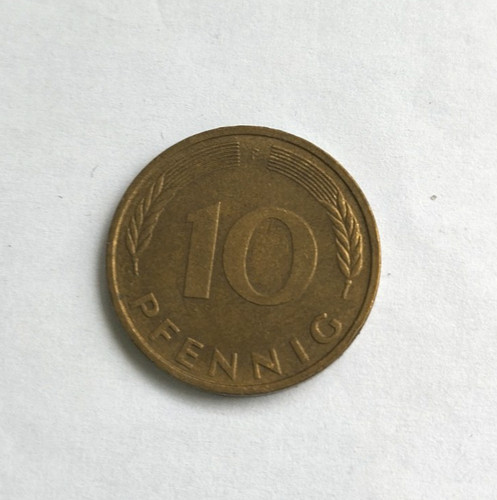 Brd pfennig 1980 messing - brd, f