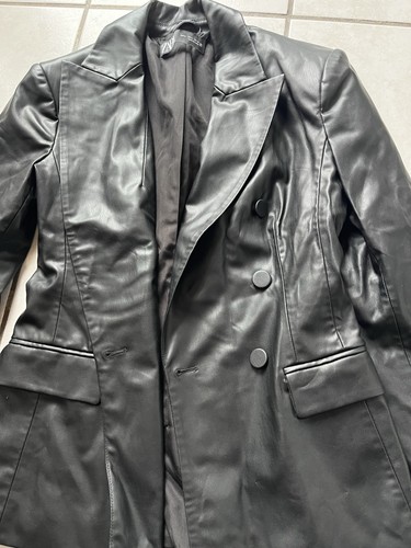 Zara leder blazer - zara,