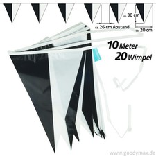 10 m Wimpelkette DESIGN Wimpel