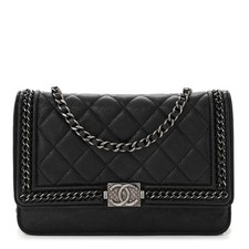 CHANEL Quilted Leather Boy WOC