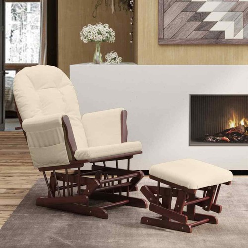 Schaukelsessel mit hocker - schaukelsessel,