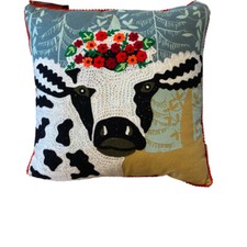 Kuh Bauer Schwein Tier Deko