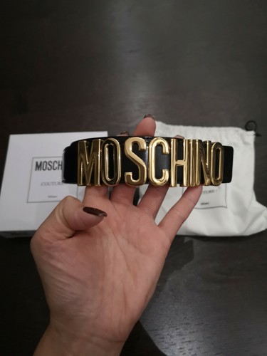 Moschino gürtel schwarz gold - moschino,