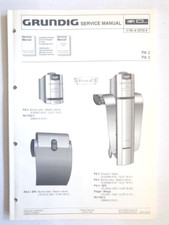 ORIGINAL Grundig Service Manual PA 2 (SFS) PA 3 Space Fidelity Remote Control