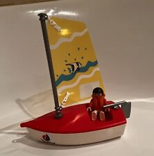 Playmobil kleine Segeljolle Segel Jolle mit Figur