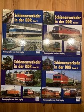 4 Bände Schienenverkehr In der DDR/ Horst Regling 2001 Transpress-Verlag