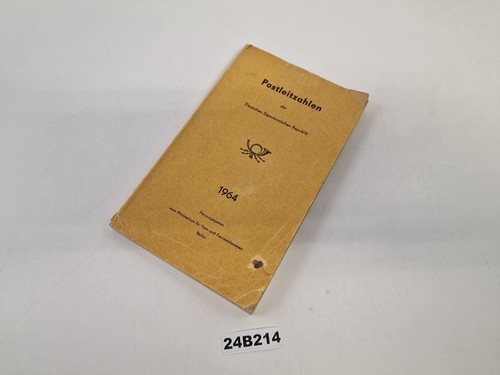 Buch postleitzahlen ddr - buch, "postleitzahlen