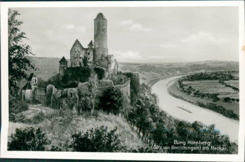 Ansichtskarte burg hornberg - ansichtskarte,