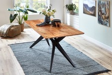  Esstisch Akazie Natur massiv