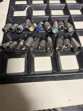 xlr stecker 3 polig 20 Stk, Gebraucht