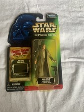 Star Wars POTF OVP 1997 Han Solo endor gear with blaster pistol USA brown pants)