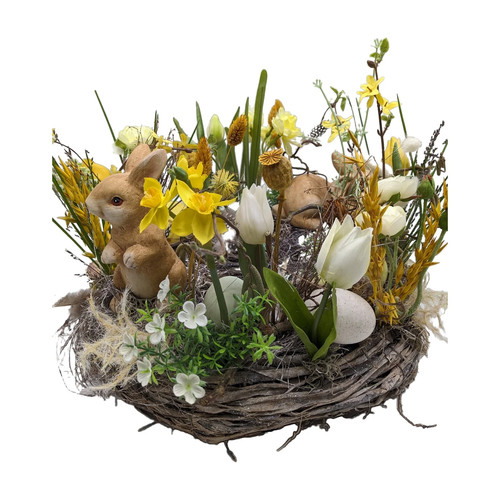 Osterkranz hase tulpen - hase,
