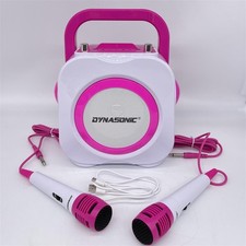 DYNASONIC Karaoke mit Mikrofon originelle Geschenke für Kinder Lautsprecher J