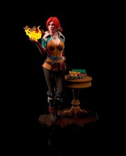 Triss Merigold - The Witcher - 3D gedruckte Resin Figur - Videospiele - unbemalt