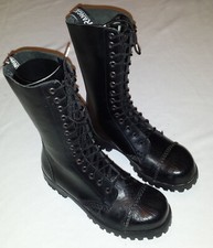Ranger Boots 14 Loch schwarz  Größe 39 Gothic EMO Punk Festival