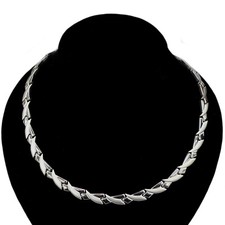 Collier Halskette Edelstahl