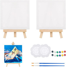 Kreatives Mini Leinwand Set