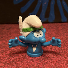 Schlumpf Indianer mit grünem