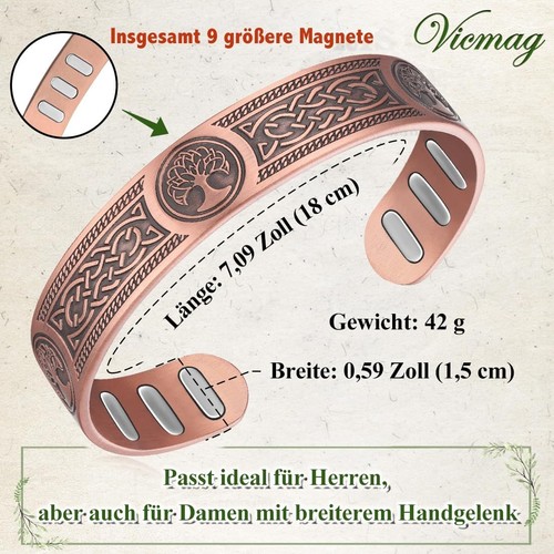 Kupfer magnetarmband für - kupfer,