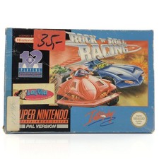 Super Nintendo Spiel : Rock n Roll Racing - SNES Modul Anleitung OVP PAL NOE