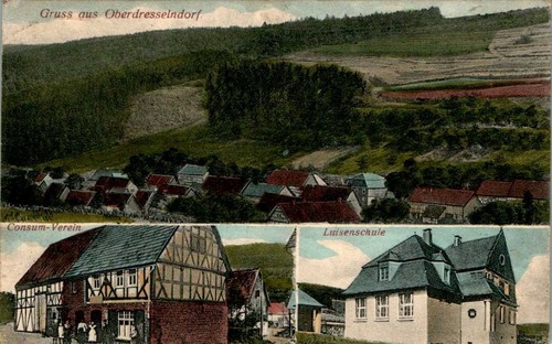 Gruss aus oberdresselndorf - ak,