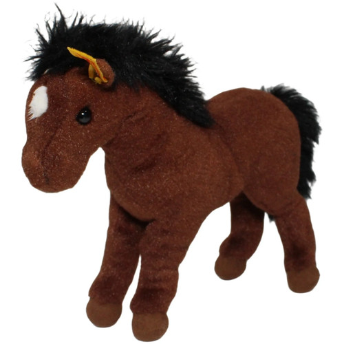 Steiff pferd braun weiß - steiff,