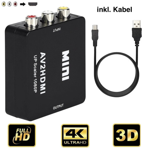 Hdmi adapter konverter - hdmi,