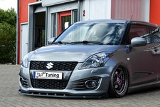 Frontspoiler Lippe Spoilerschwert mit Wing aus ABS für Suzuki Swift Sport FZ/NZ