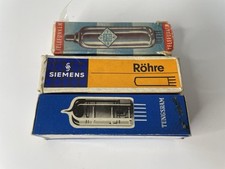 3 alte Röhren,Telefunken, Siemens,Tungsram,Radio Fernsehen,Vintage
