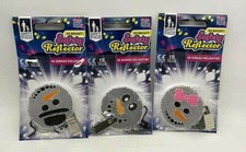 Schneemann Reflektor Anhänger Kette Schule Jacke Schulranzen Rucksack Fußgänger 