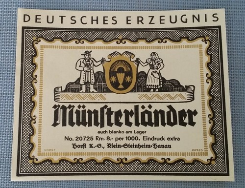 Altes schnapsetikett - altes,