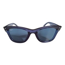 Original Ray-Ban Wayfarer Reverse R0502S Blau Sonnenbrille - Made in Italy