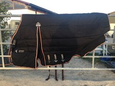 Stall-und Paddock-Decke Schwarz 155 cm