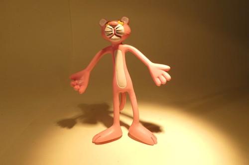 Biegefigur rosaroter panther - biegefigur,