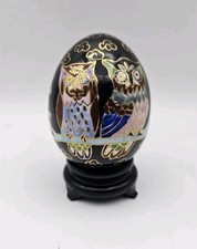 Porzellan* Ei  Cloisonnee-Stil