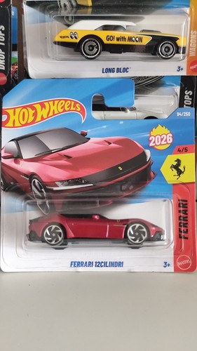 Hot wheels ferrari 12cilindri - ferrari,