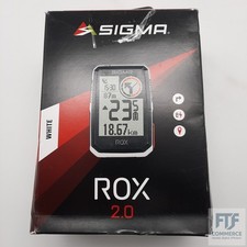SIGMA ROX 2.0 ROX 2.0 White | Fahrradcomputer kabellos GPS & Navigation inkl. GP