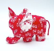 SIGIKID Elefant rot weiß Klassiker Vintage Stofftier