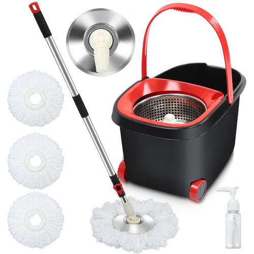Wischmopp set mit - wischmopp, eimer