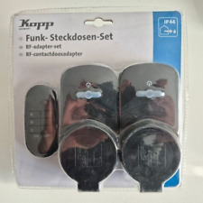 Funksteckdosen mit Fernbedienung Outdoor 2x Steckdosen IP44 Kopp (292207011)
