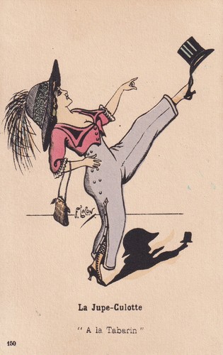 Postkarte jupe culotte - -,