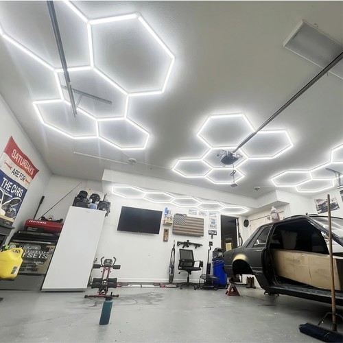 Hexagon led lampe - 5x,