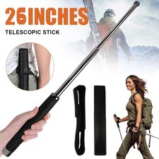 26'' Teleskopstange Teleskopstöcke Telescopic Rod Einstellbar Stahl Wanderstock