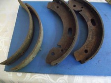 Bremsbacken,orig.DDR,2 Stck +2 Beläge,Oldtimerteil,Garagenfund